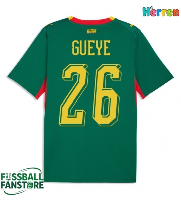 Senegal Pape Gueye #26 Replik Auswärtstrikot WM 2026 Kurzarm